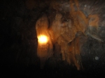 formations inside the underground river cave