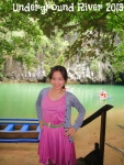 me at the underground river